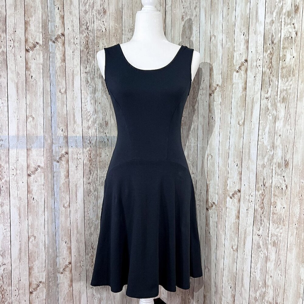Women's New York & Company Dress | Sleeveless | Extra Small | Midi | Black